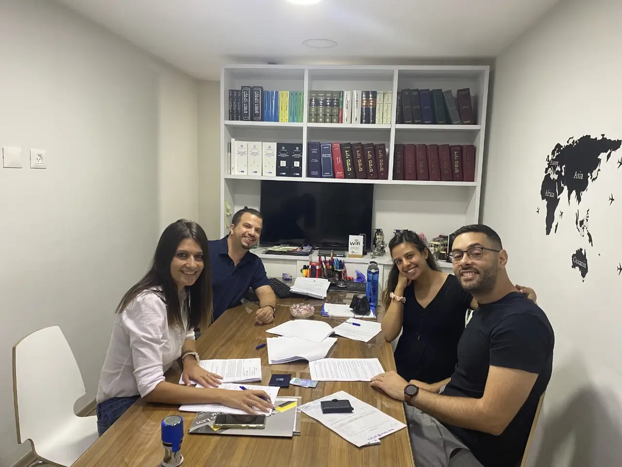 מעמד חתימה וסיור שטח