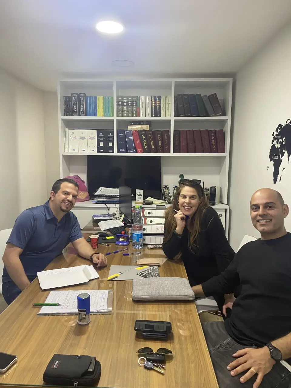 מעמד חתימה וסיור שטח